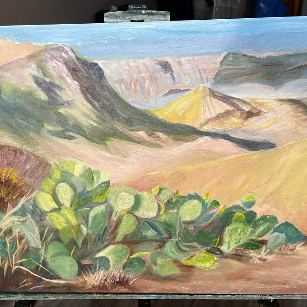 Desert Landscape Canvas Art